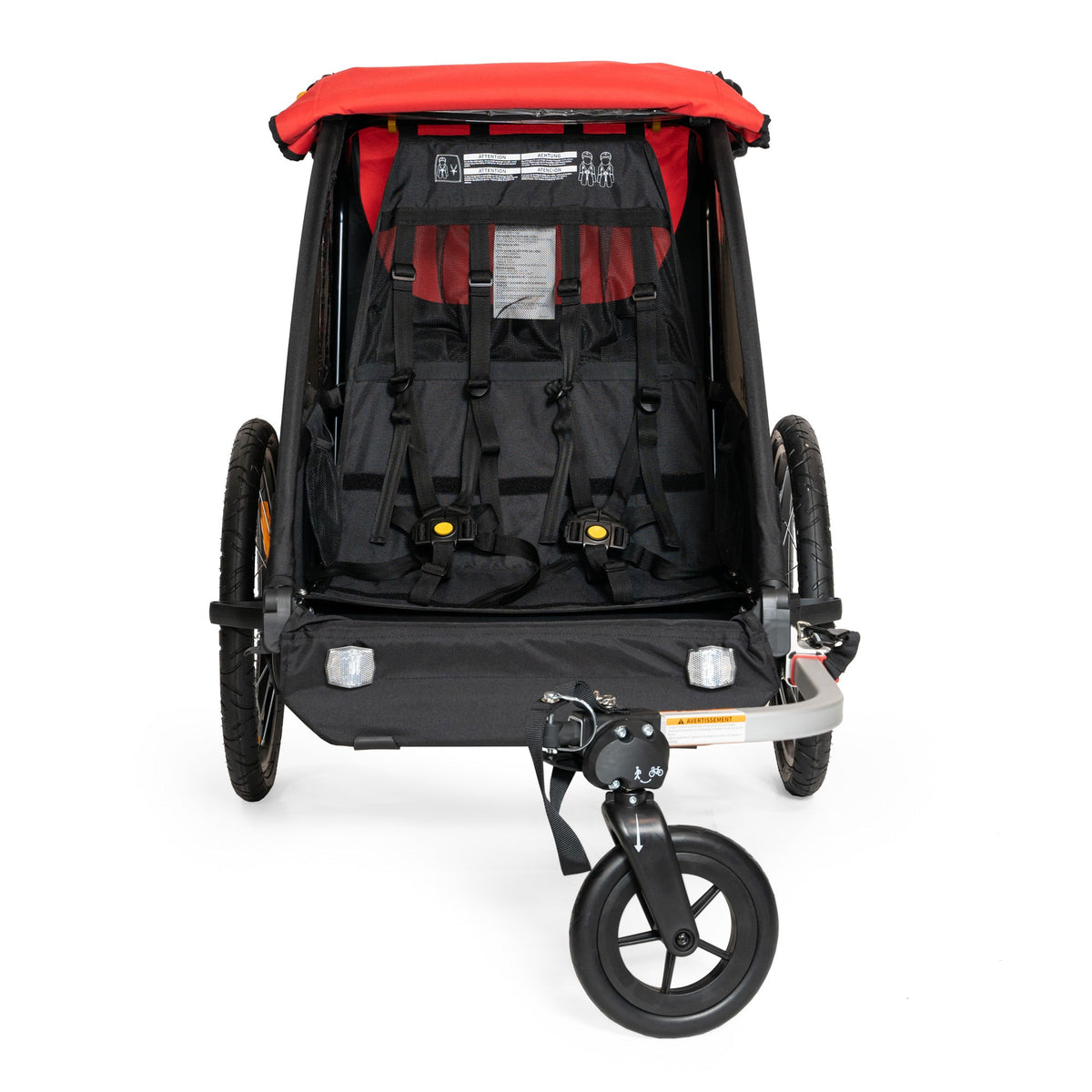 Honey Bee Kid Bike Trailer interior