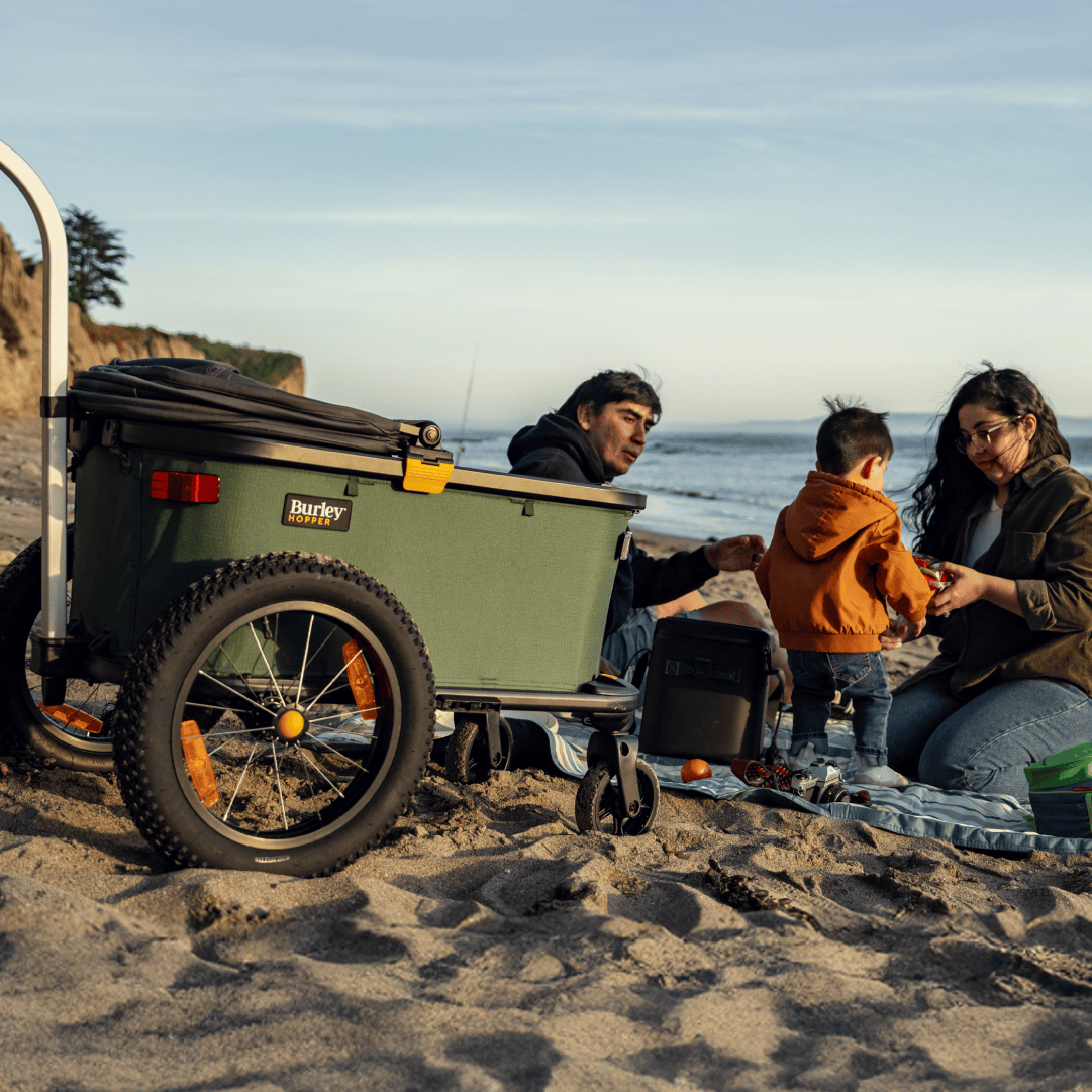 Burley Burley Hopper | Bike Trailer & Wagon for Family Adventures Cargo Trailer
