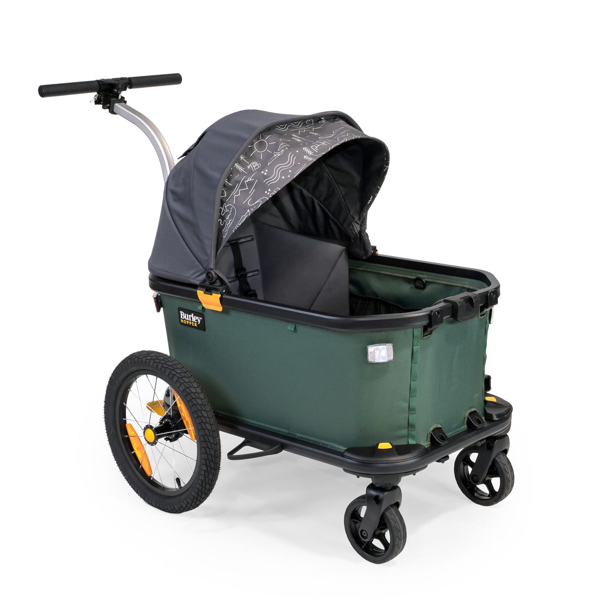 Burley Burley Hopper Family Bundle | Bike Trailer & Stroller Wagon Cargo Trailer