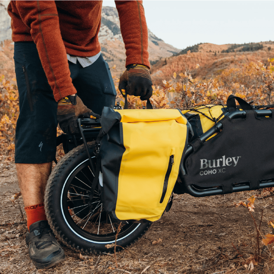 Burley Coho® XC Single Wheel Cargo Trailer | Pannier Bundle - Burley Cargo Trailer