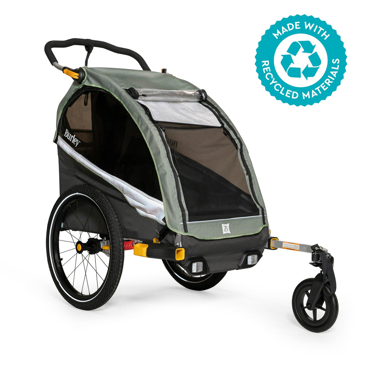 Burley D'Lite™ X, DE - Lightweight and Durable Bike Trailer for Kids - Burley Kid Bike Trailer