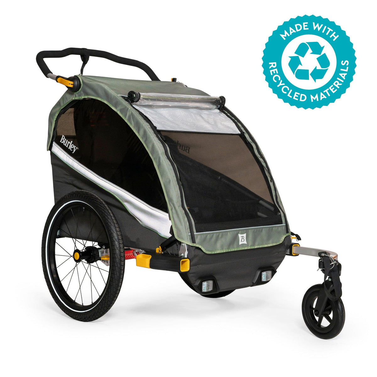 Burley D'Lite™ X, DE - Lightweight and Durable Bike Trailer for Kids - Burley Kid Bike Trailer