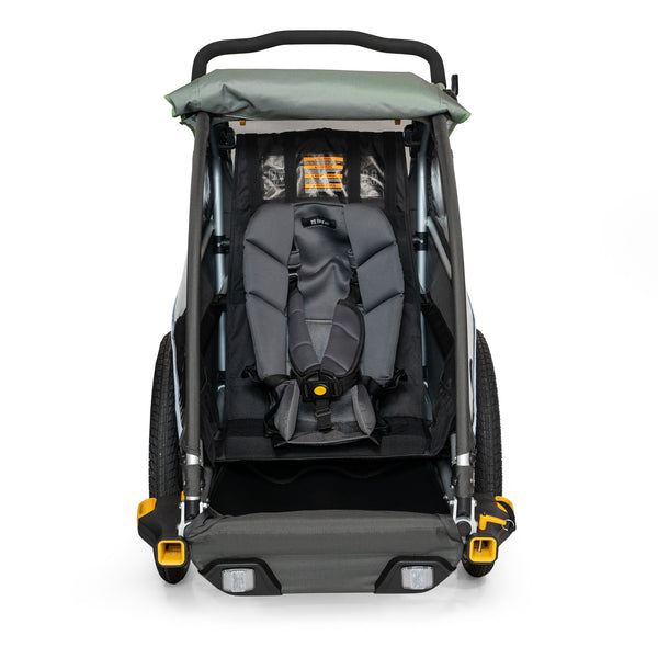 Burley 2 store child bike trailer