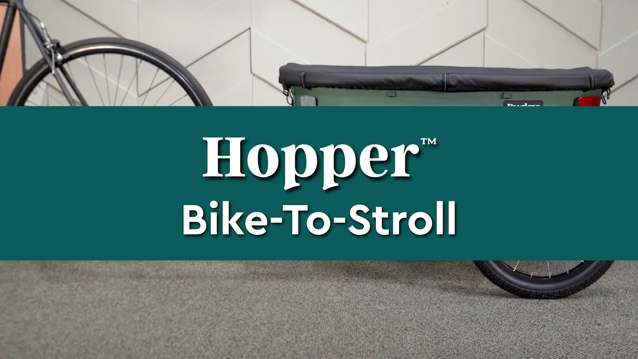 Hopper | Cargo Bike Trailer to Stroller Wagon Conversion