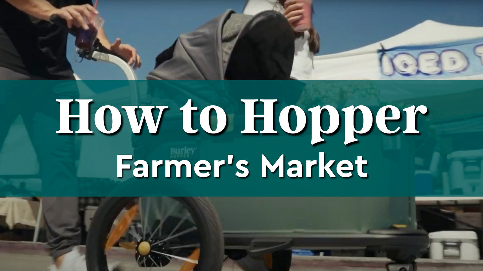 Burley Hopper | Farmer's Market by Bike