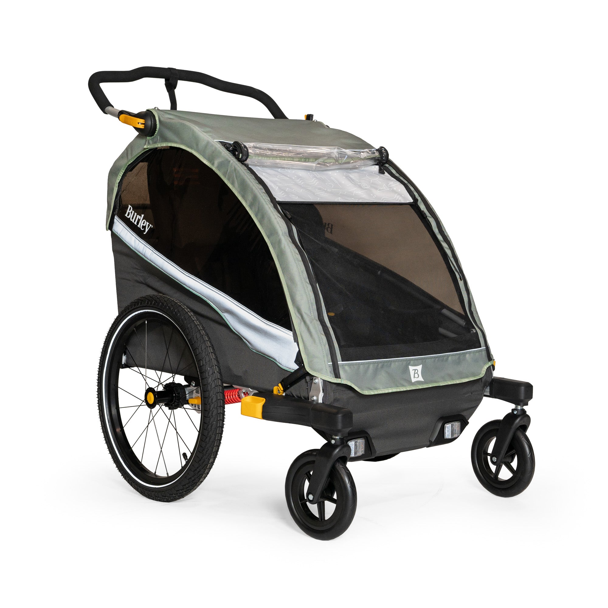 D'Lite™ X Kid Bike Trailer Stroller Bundle Burley