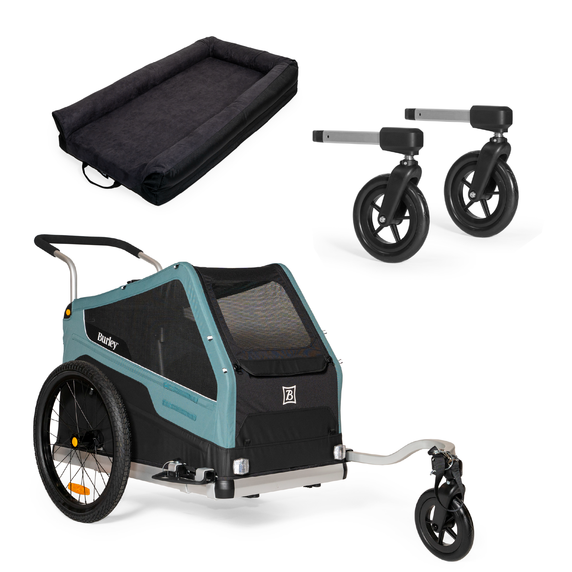 Bark Ranger® XL Dog Bike Trailer | Stroller Bundle - Burley