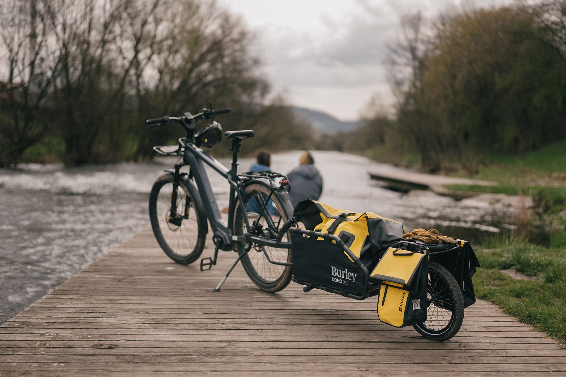 Utility bike shop trailer