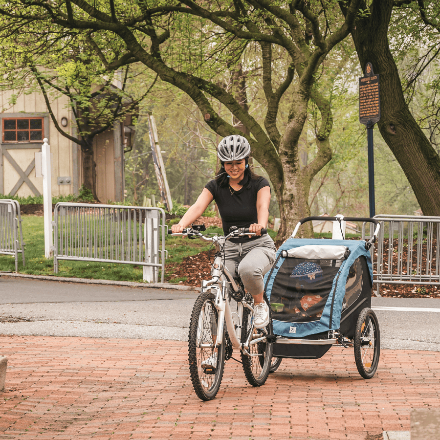 fahrradhelm fahrradanhänger Encore® X Kinderfahrradanhänger – Burley