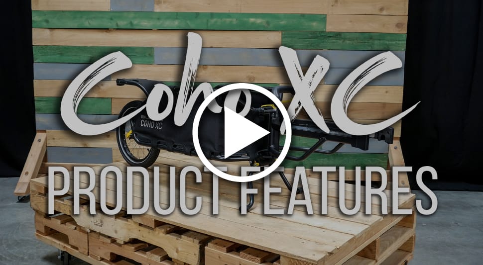 Coho®­ XC Single Wheel Cargo Trailer | Off-Road Bundle - Burley