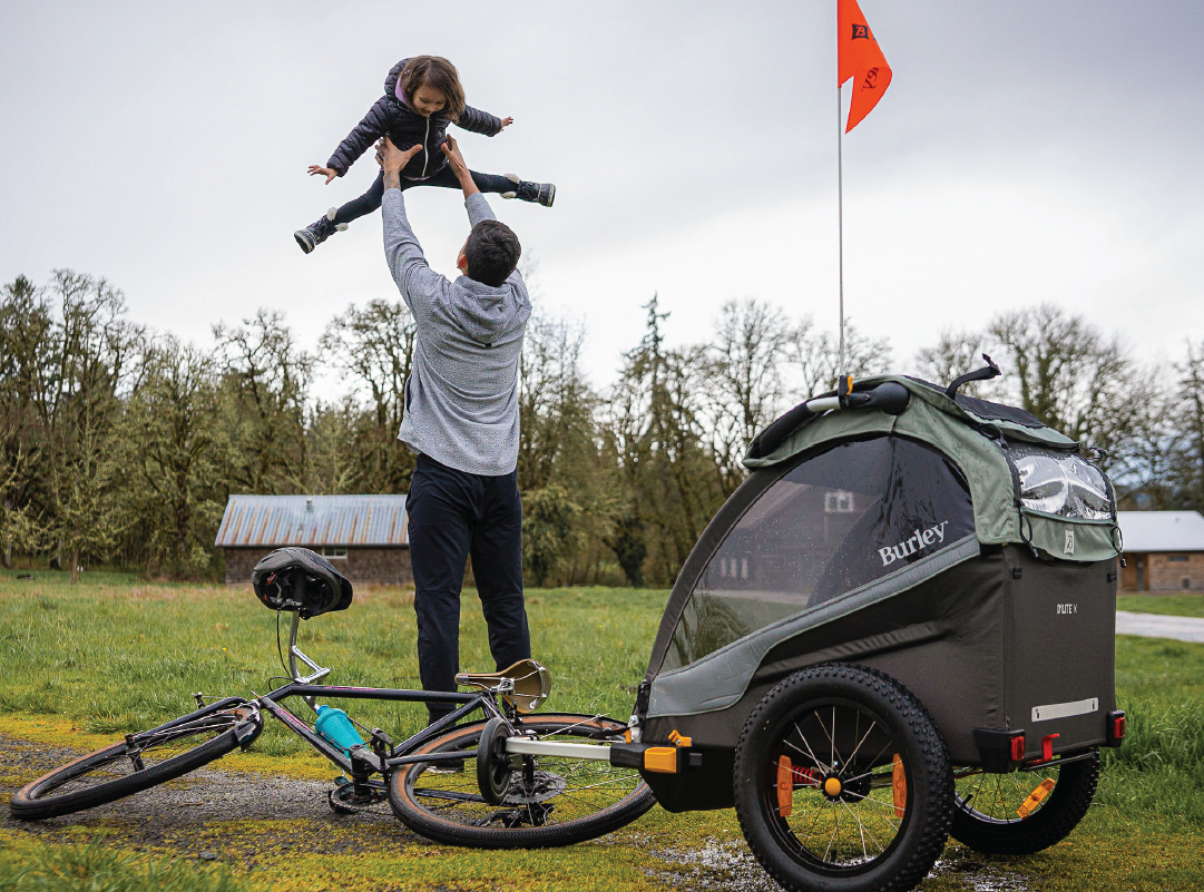 Burley: remolques de bicicleta para familia y aventura