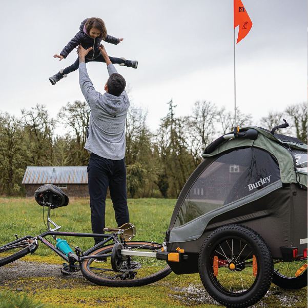 Burley Bee Mountain Bike Child Trailer Funny Bike Stroller Burley