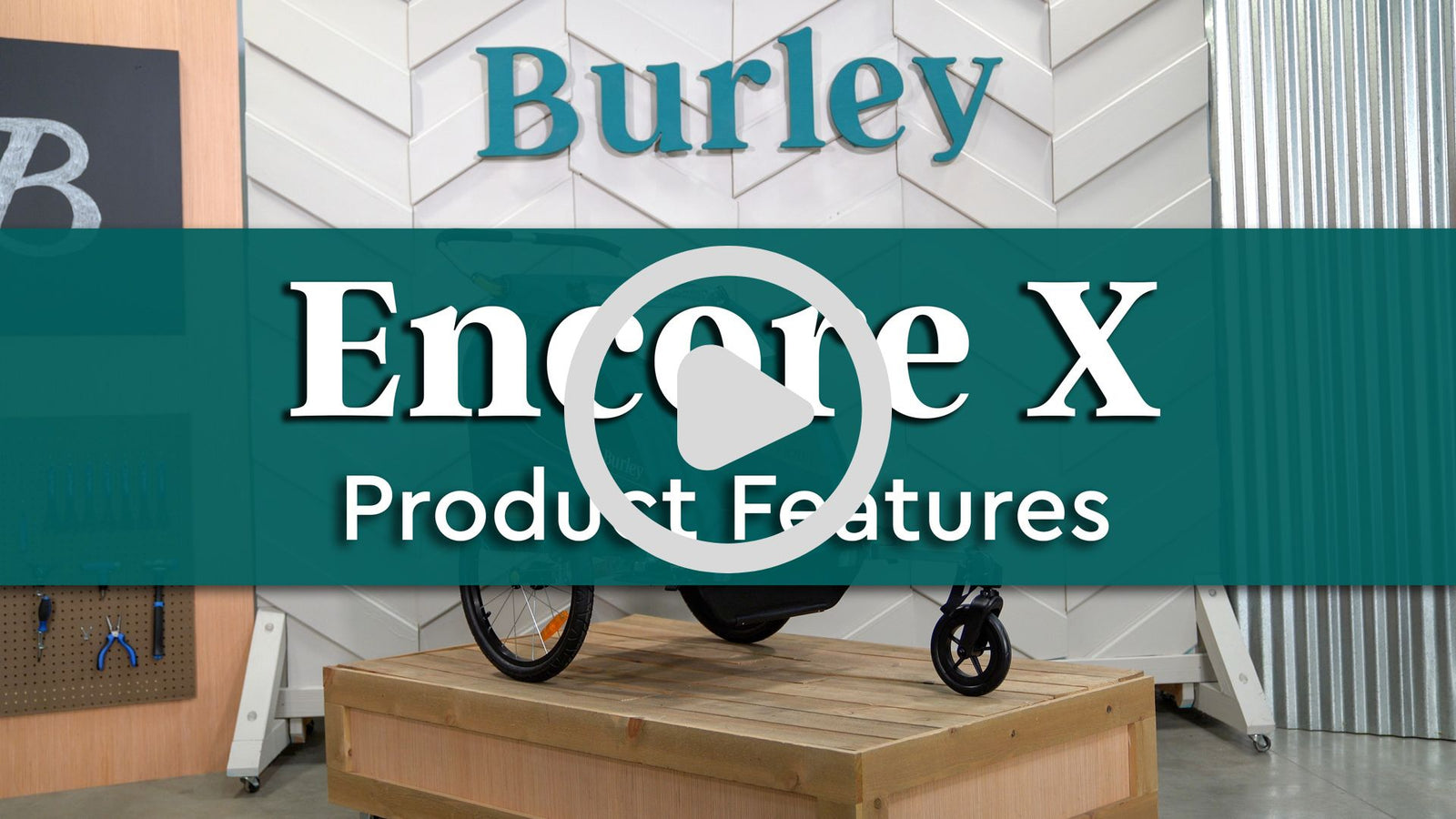 Burley Encore Remorque de vélo 2 enfants pliable et kit piéton intégré