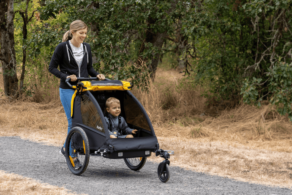 2-in-1 Bike Trailer and Stroller