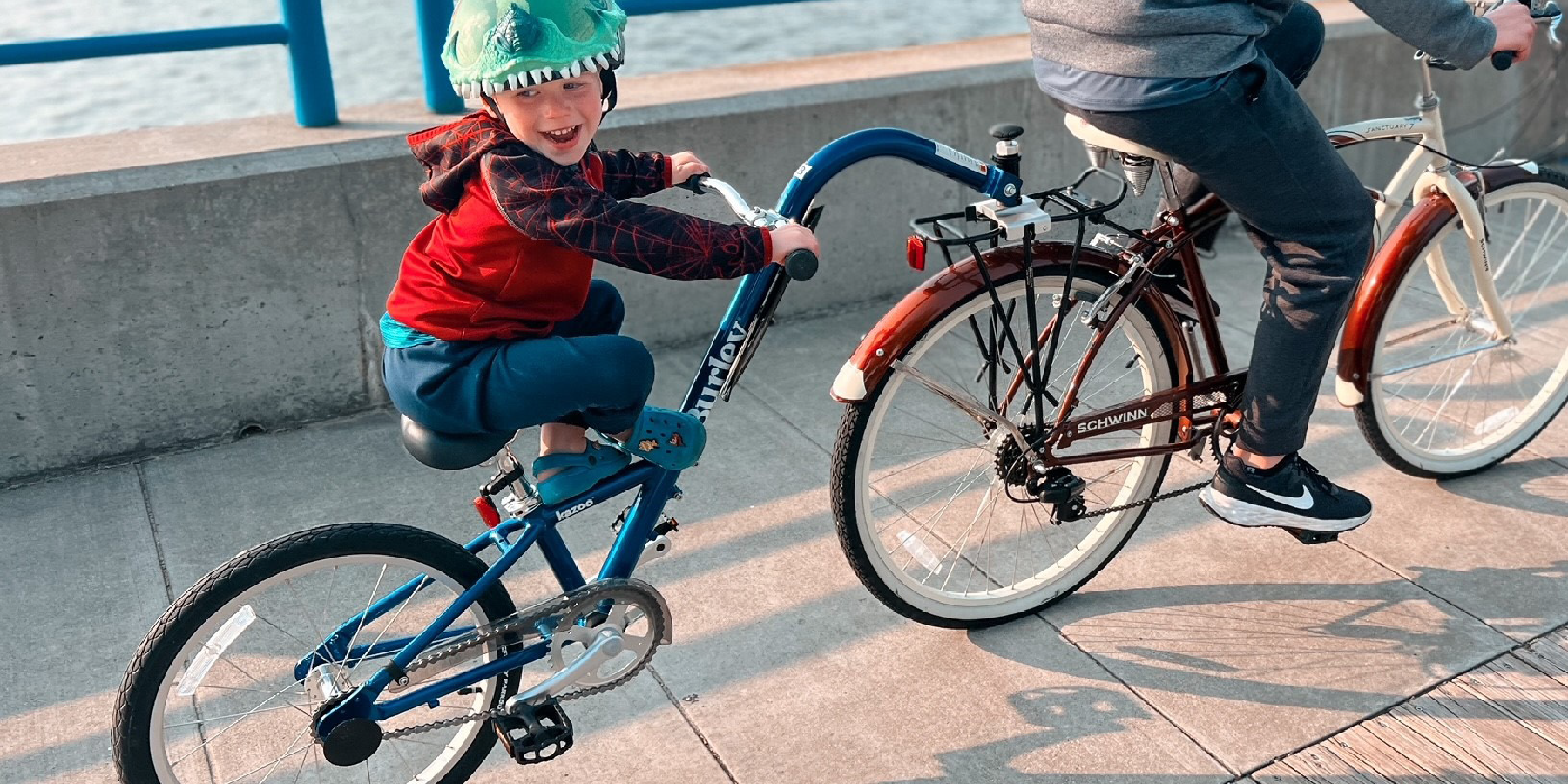 Burley kazoo trailer bike sales