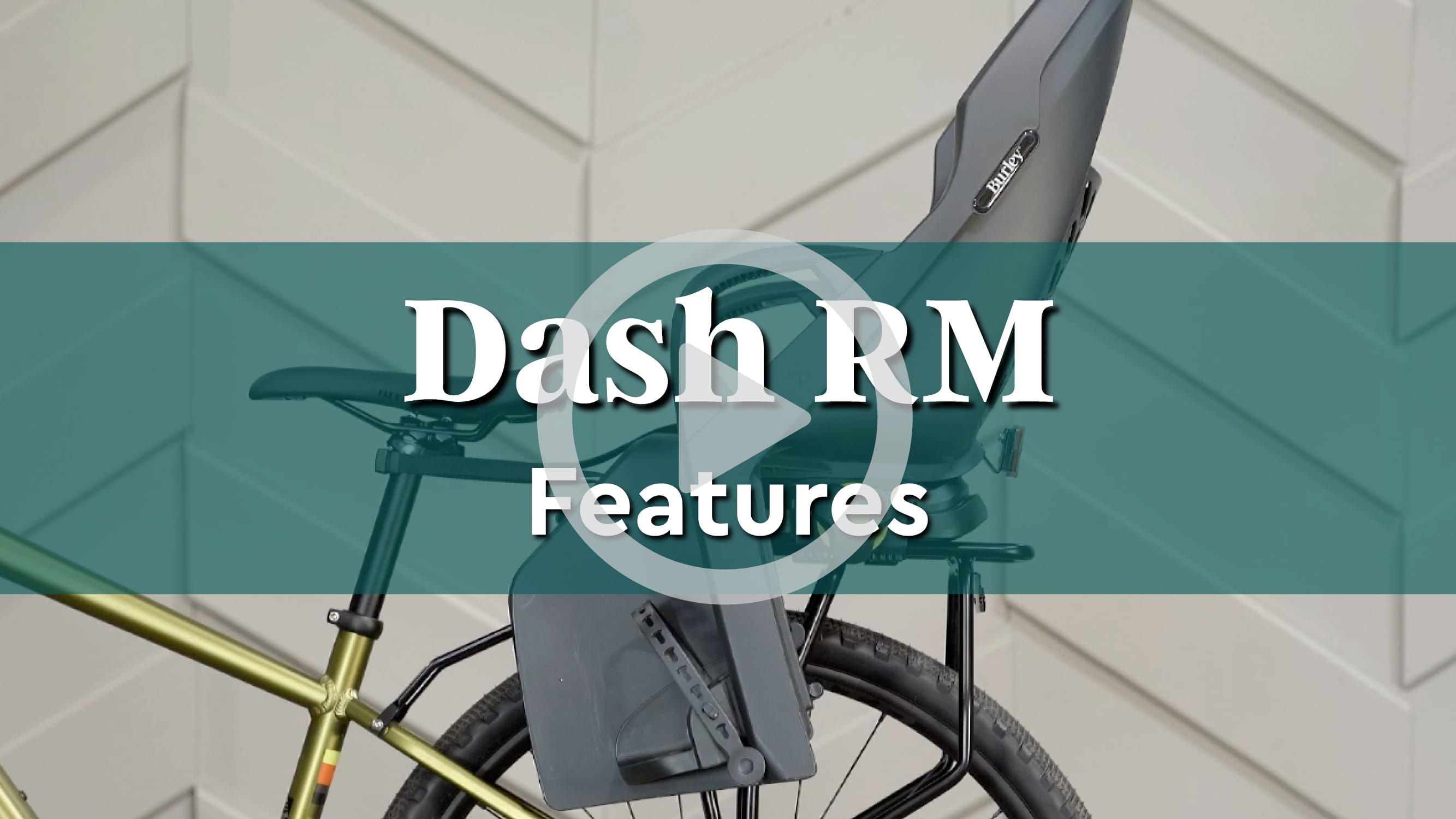 Dash® RM Child Bike Seat - Rack Mounted - Burley