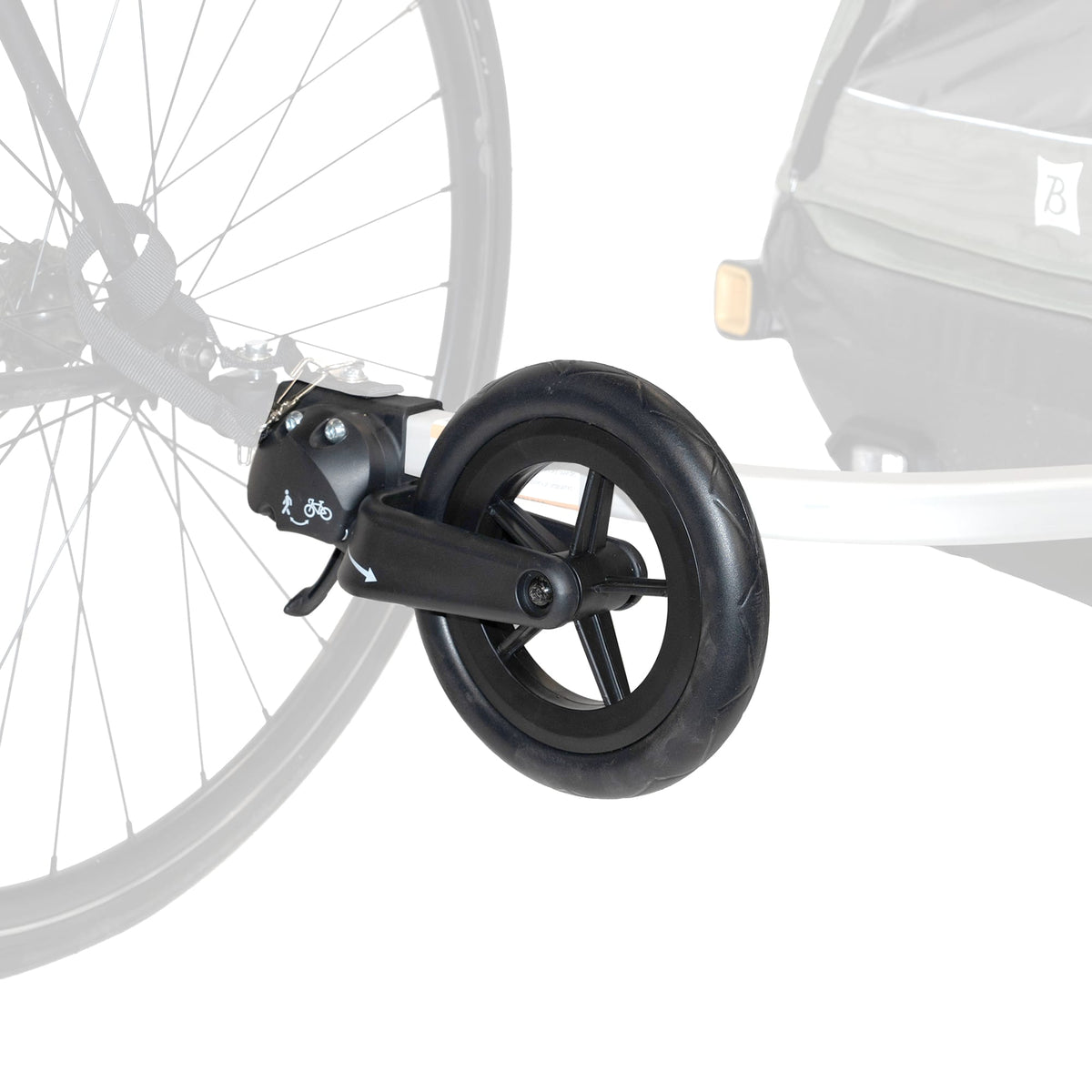 Burley 1-Wheel Stroller Kit for Burley Bike Trailers - Burley Replacement Parts