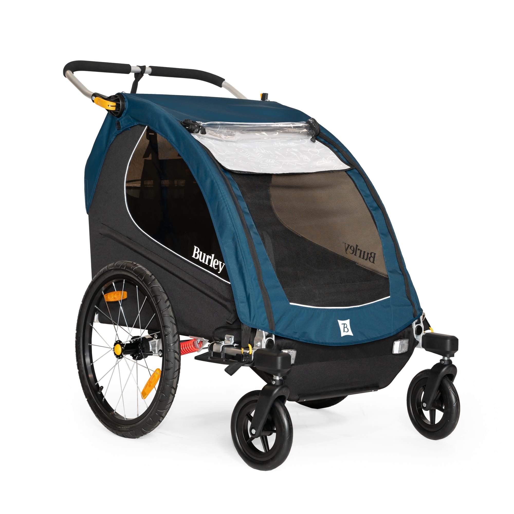 burley tail wagon stroller kit Burley 2 Wheel Stroller Kit Spare Part Black