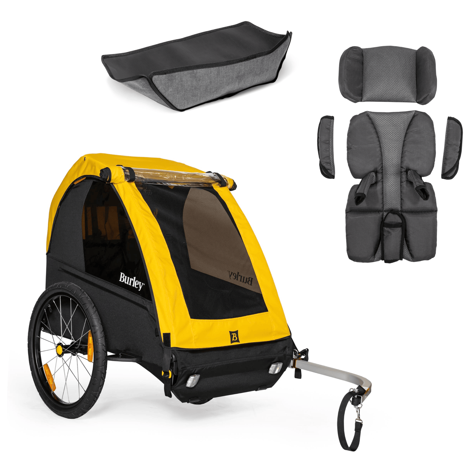 Burley Bee® Bike Trailer | Comfort Bundle (Double) - Burley Kid Bike Trailer