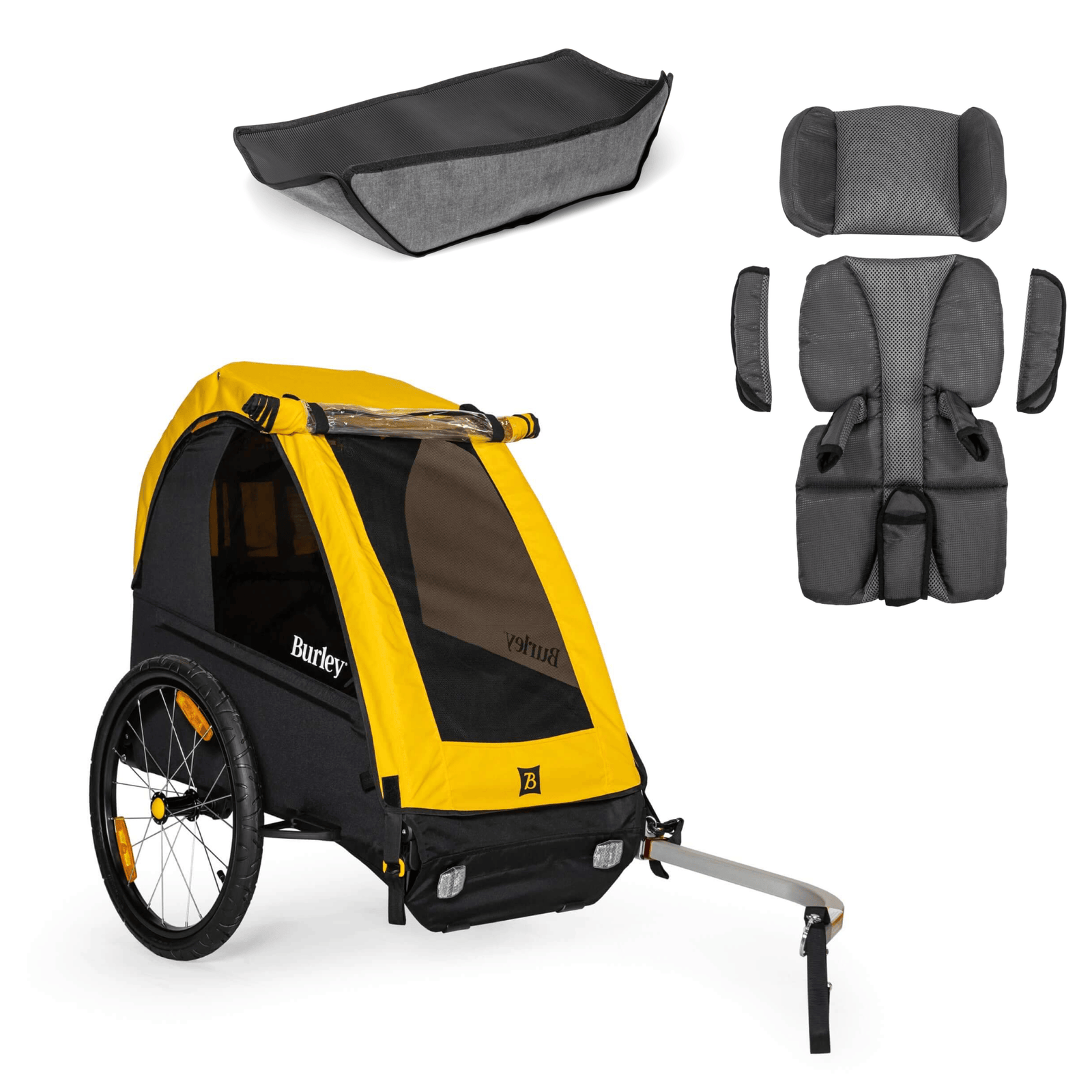 Burley Bee® Bike Trailer | Comfort Bundle (Single) - Burley Kid Bike Trailer