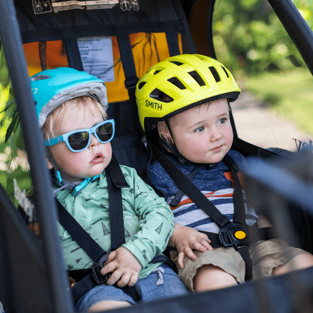 Burley Bee® Bike Trailer - Safe and Comfortable for Kids - Burley Kid Bike Trailer