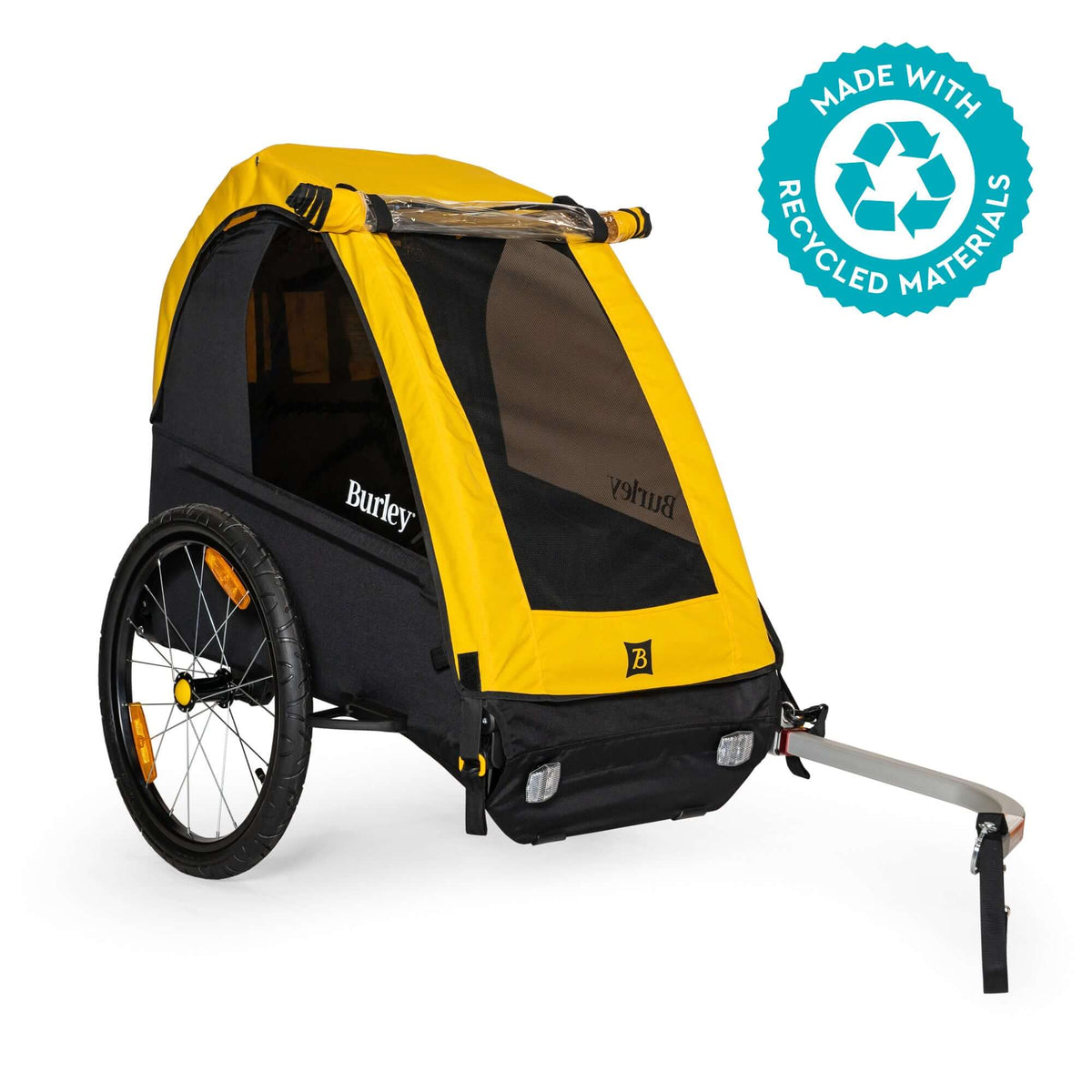 Burley Bee® Bike Trailer - Safe and Comfortable for Kids - Burley Kid Bike Trailer