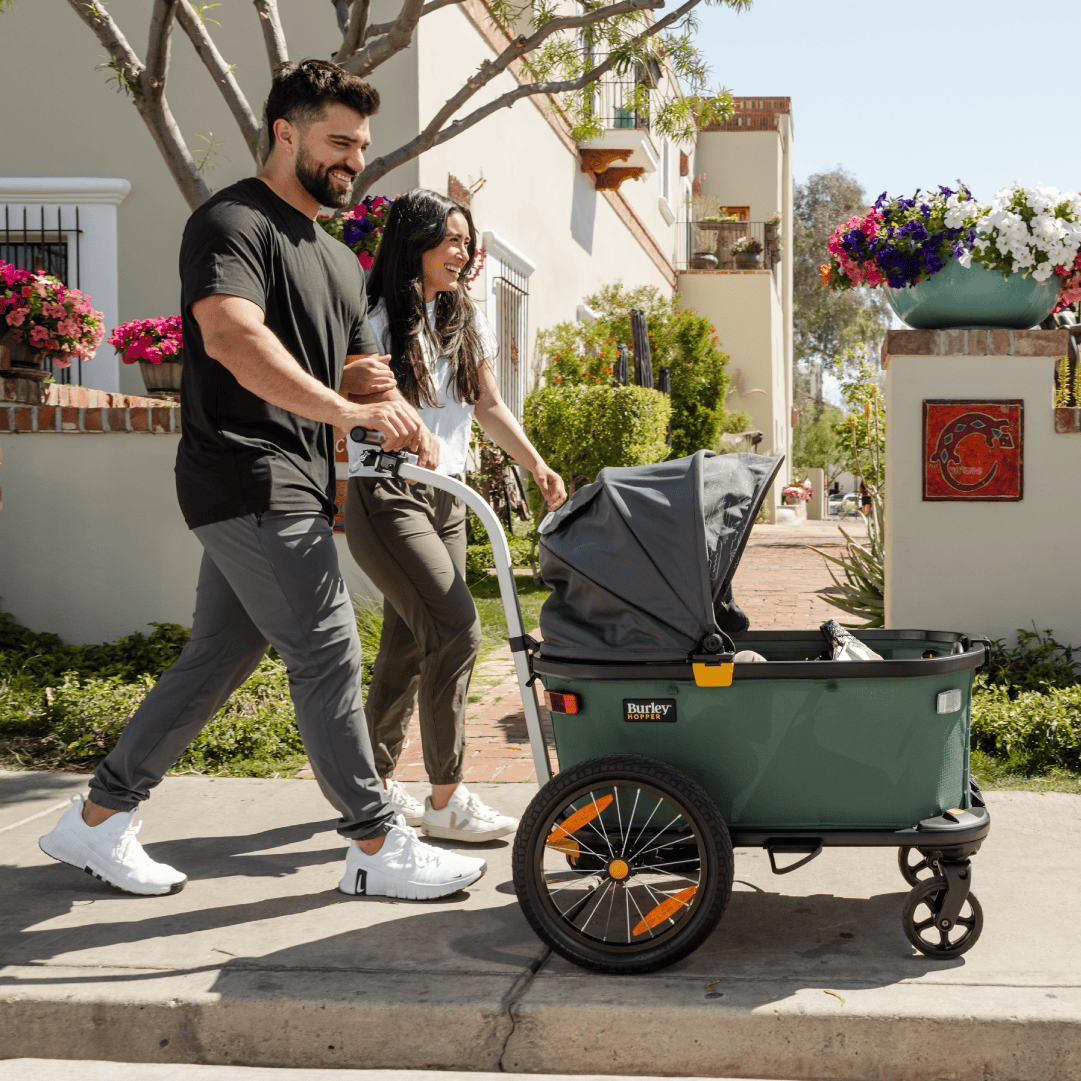Burley Burley Hopper | Bike Trailer & Wagon for Family Adventures Cargo Trailer