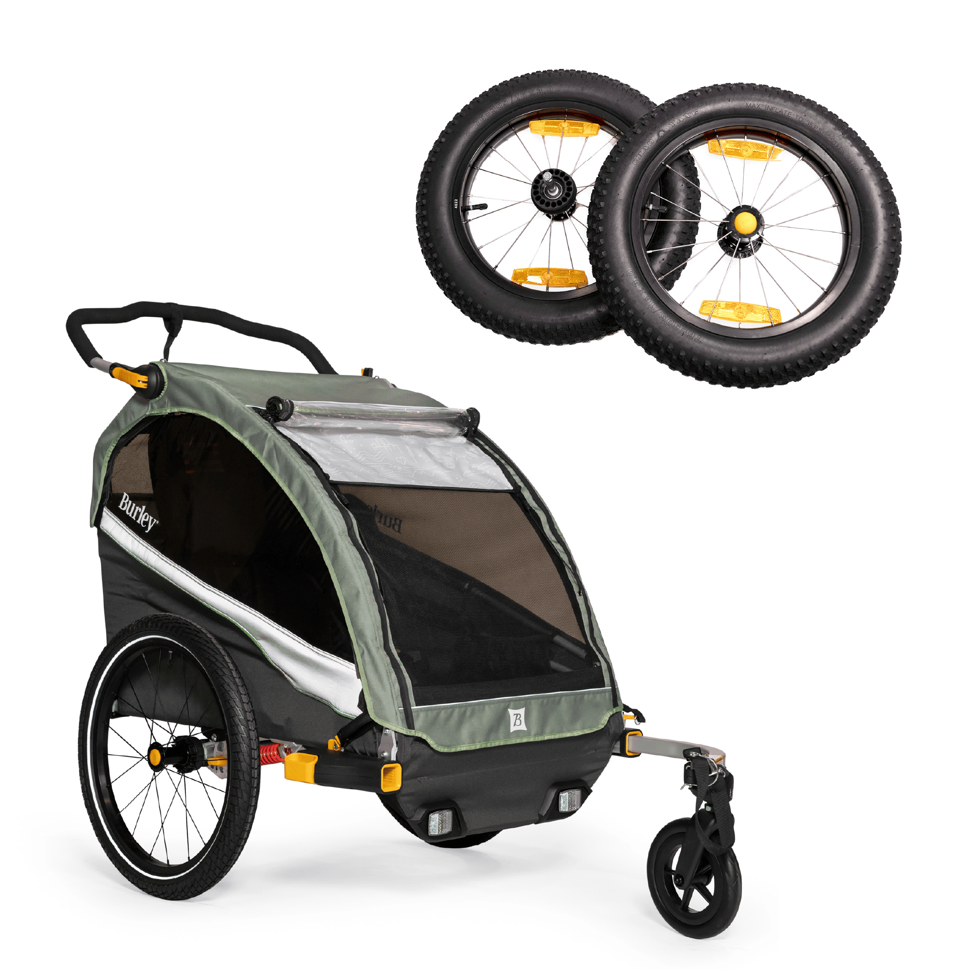 fahrradanhänger offroad D'Lite™ X Kid Bike Trailer | Off-Road Bundle