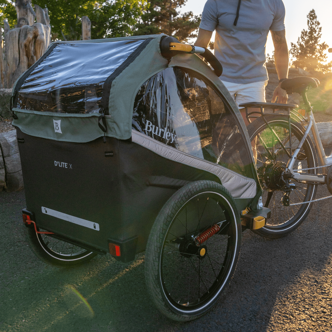 Burley D'Lite™ X - Lightweight and Durable Bike Trailer for Kids - Burley Kid Bike Trailer
