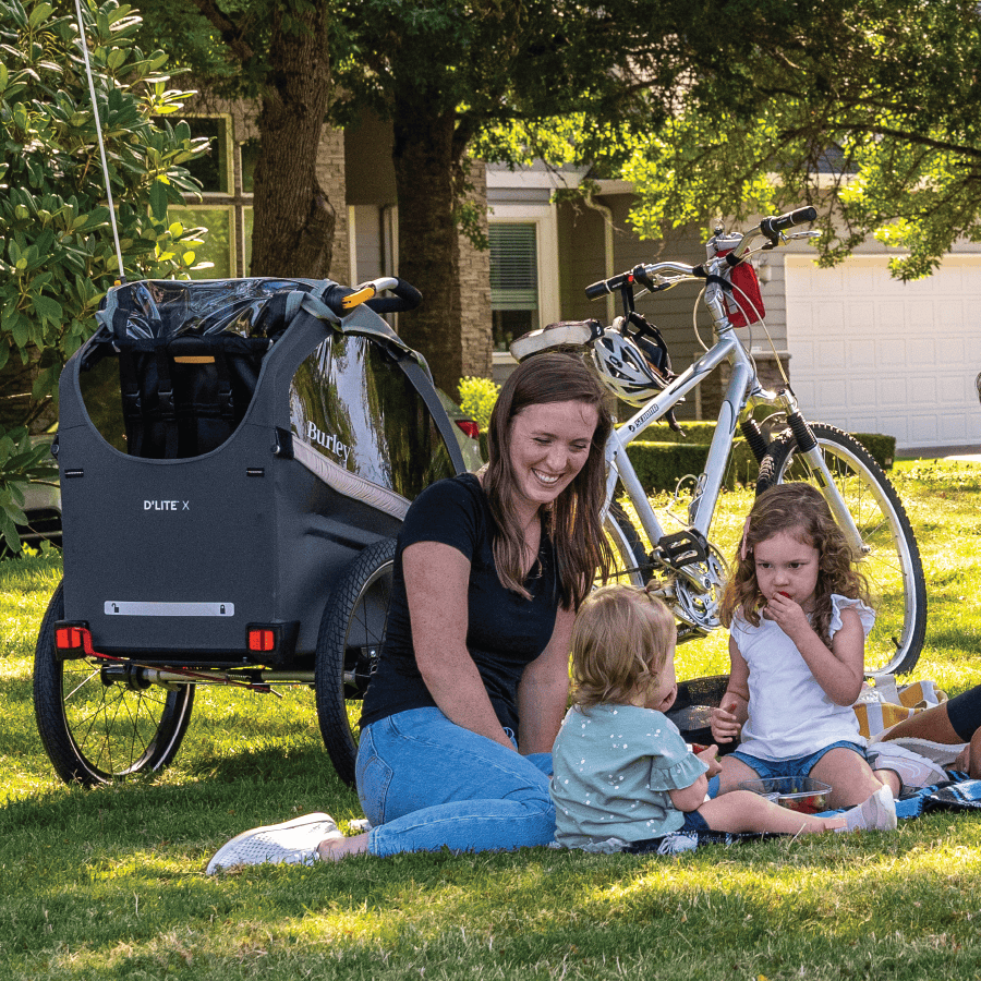 Burley D'Lite™ X - Lightweight and Durable Bike Trailer for Kids - Burley Kid Bike Trailer