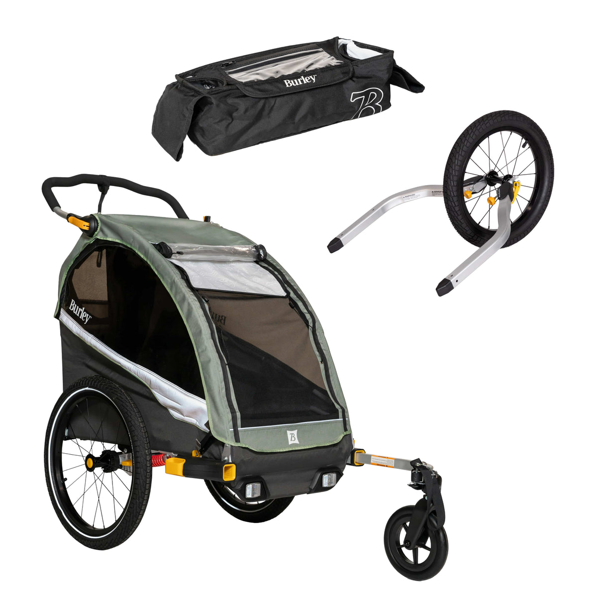 Burley D'Lite™ X - Lightweight and Durable Bike Trailer for Kids - Burley Kid Bike Trailer