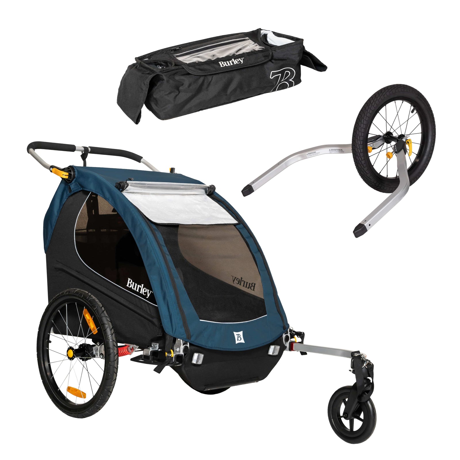 Burley Encore® X Child Bike Trailer | Jogger Bundle - Burley Kid Bike Trailer