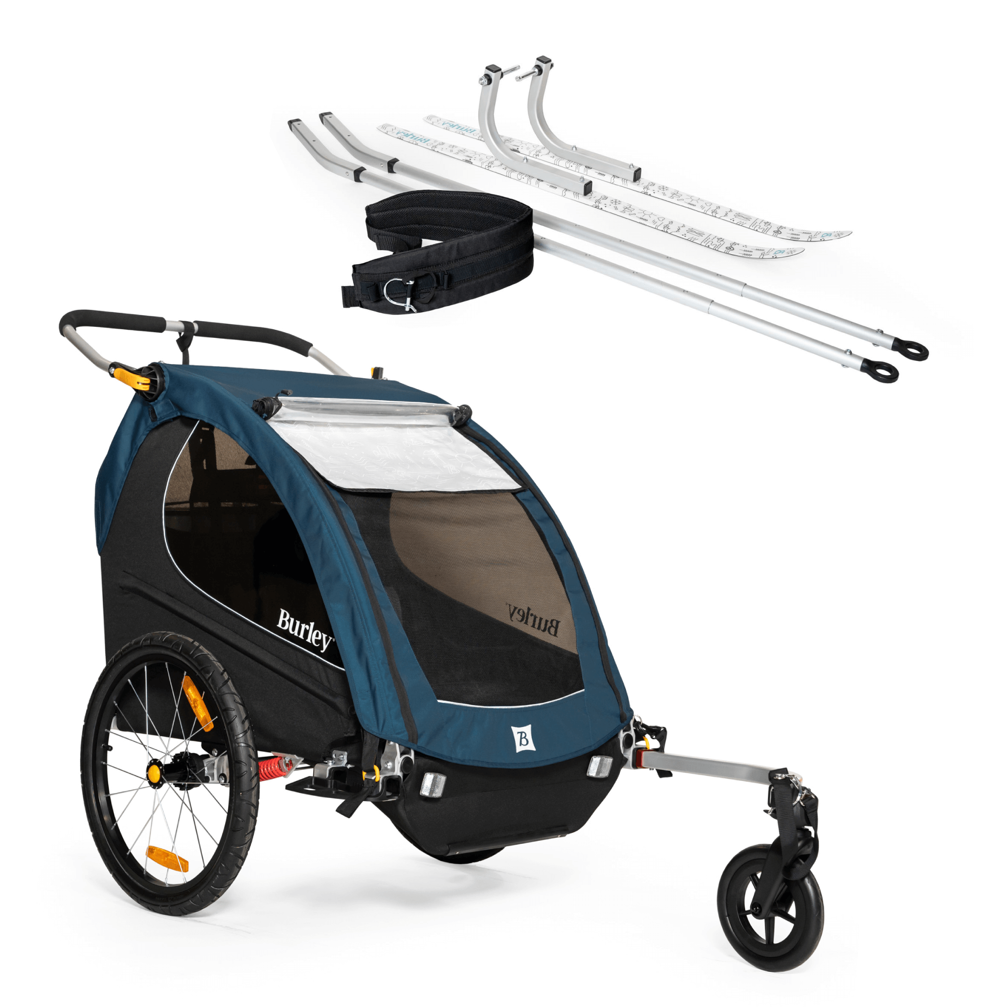 fahrradanhänger ski Encore® X Kid Bike Trailer | Ski Bundle