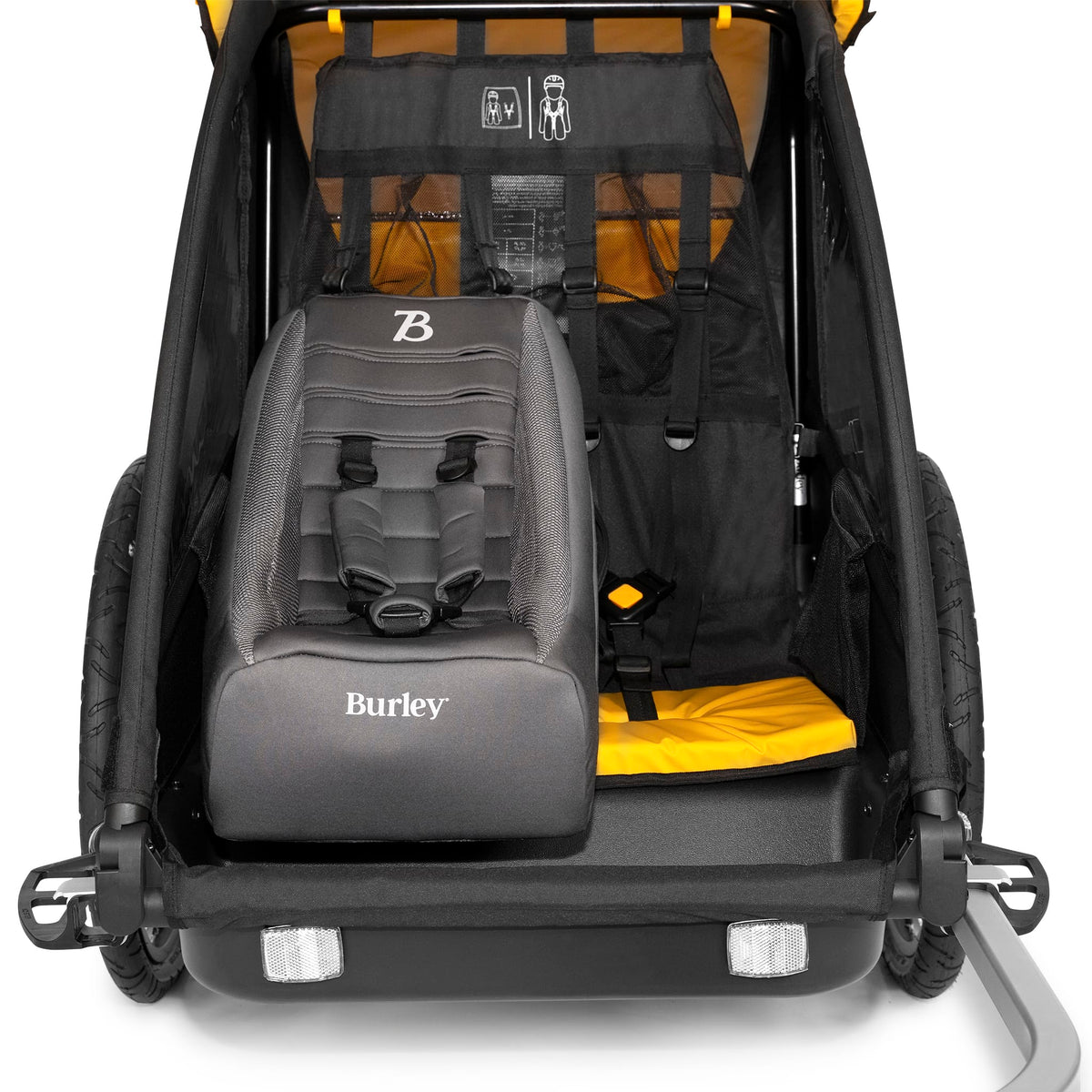 Burley Fleet Model Rental Child Bike Trailer - Burley Kid Bike Trailer