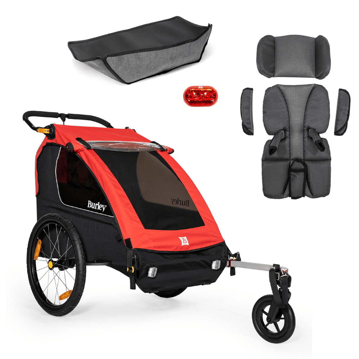 Burley Honey Bee™ Child Bike Trailer | Comfort Bundle - Burley Kid Bike Trailer