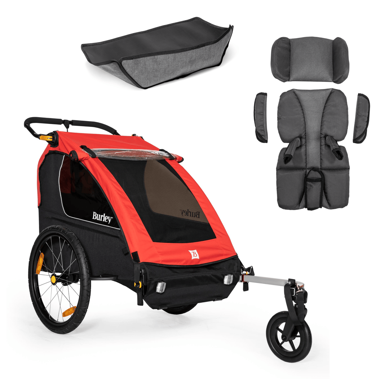 Burley Honey Bee™ Child Bike Trailer | Comfort Bundle - Burley Kid Bike Trailer