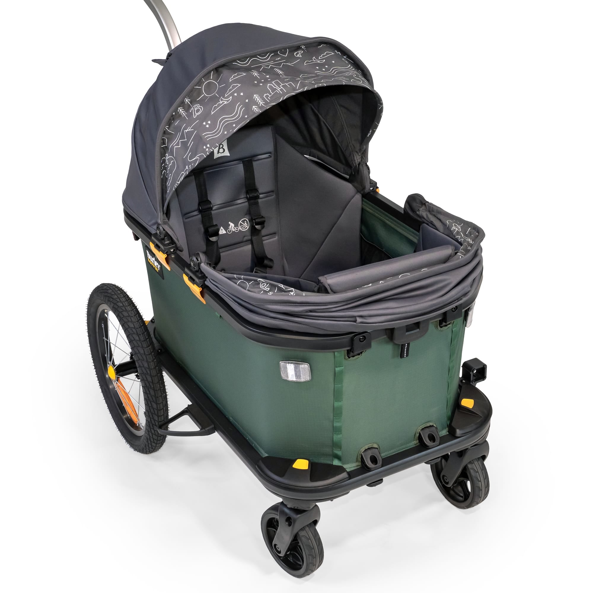 jogging stroller sun shade Hopper Seat Insert and Sunshade Kit
