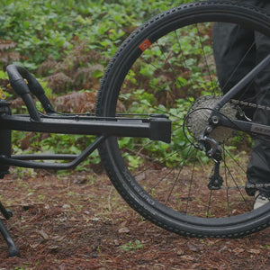 Video of Coho XC Cargo Trailer hitching and cycling.