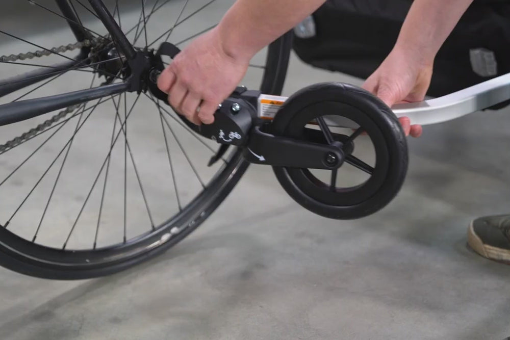 Remolque y cochecito 2 en 1 para bicicleta