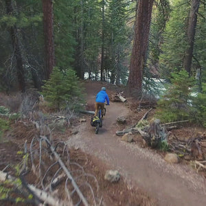 Video of Coho XC Cargo Trailer cornering on rugged off-road terrain