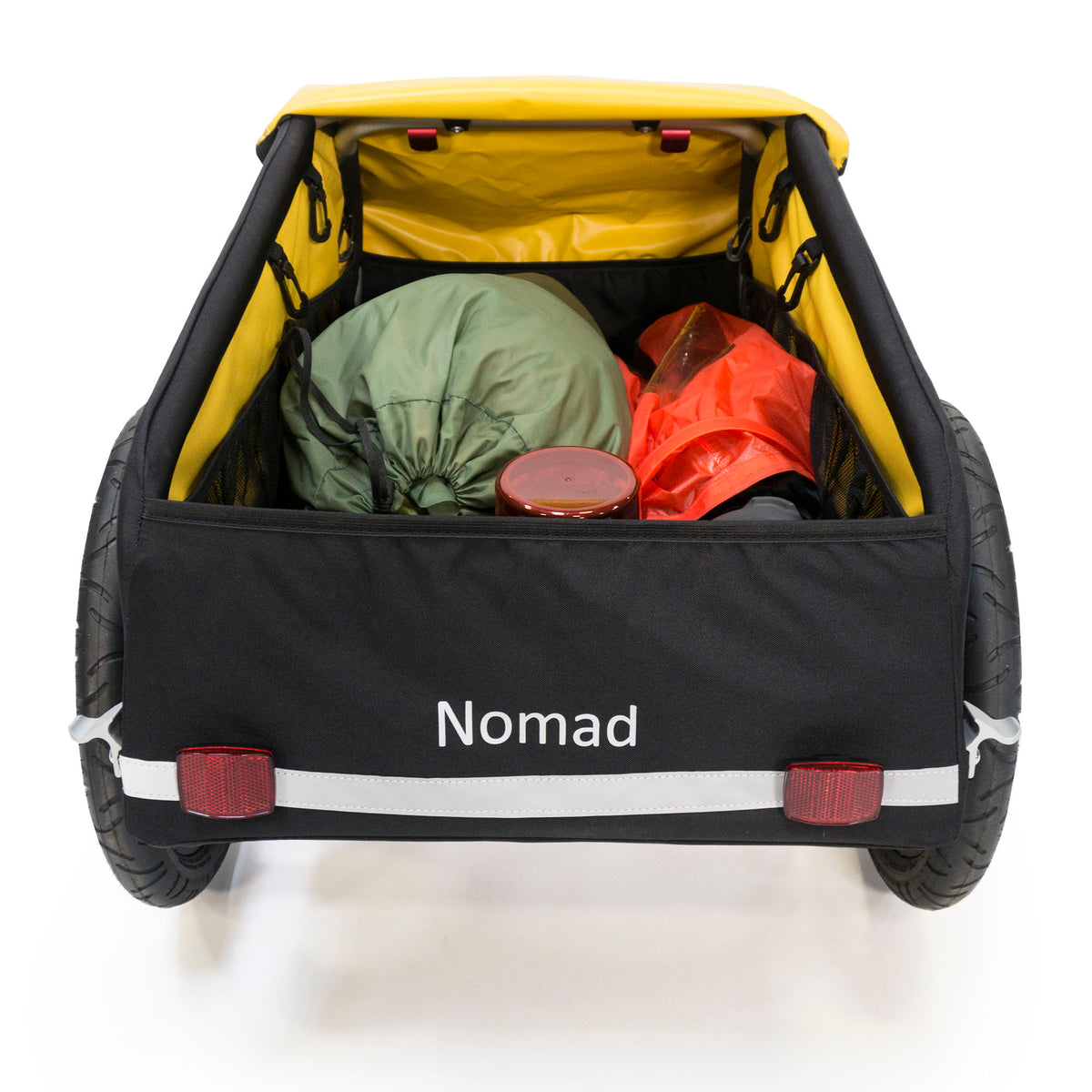 Burley Nomad Trailer Loaded with Cargo