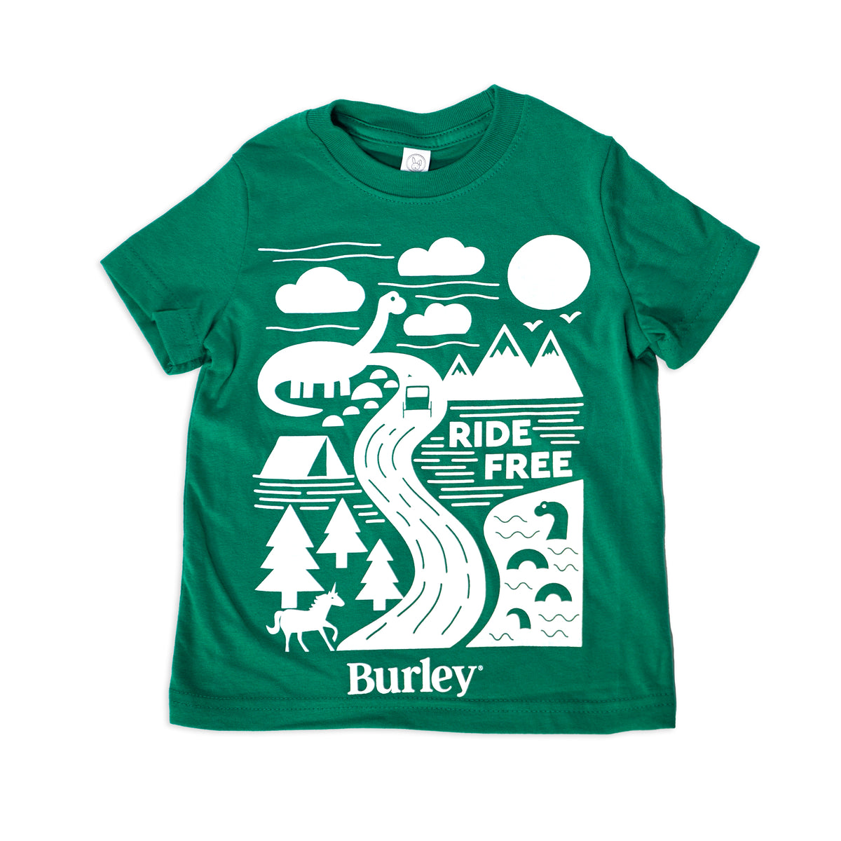 Burley Ride Free Toddler Shirt, Green