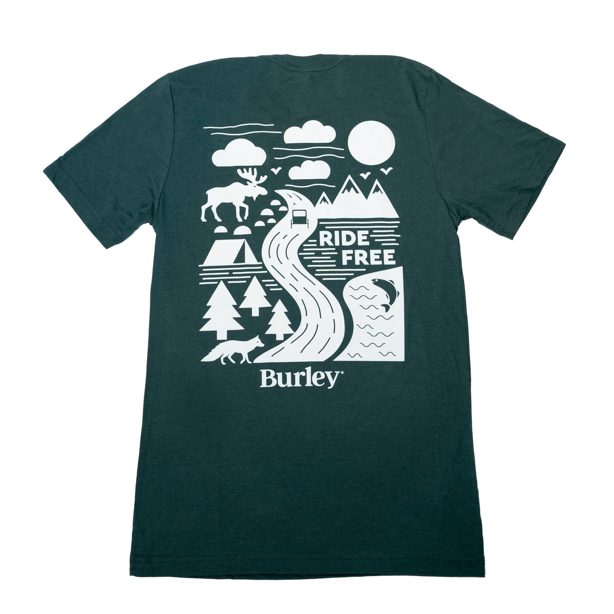 Burley Ride Free Shirt, Green