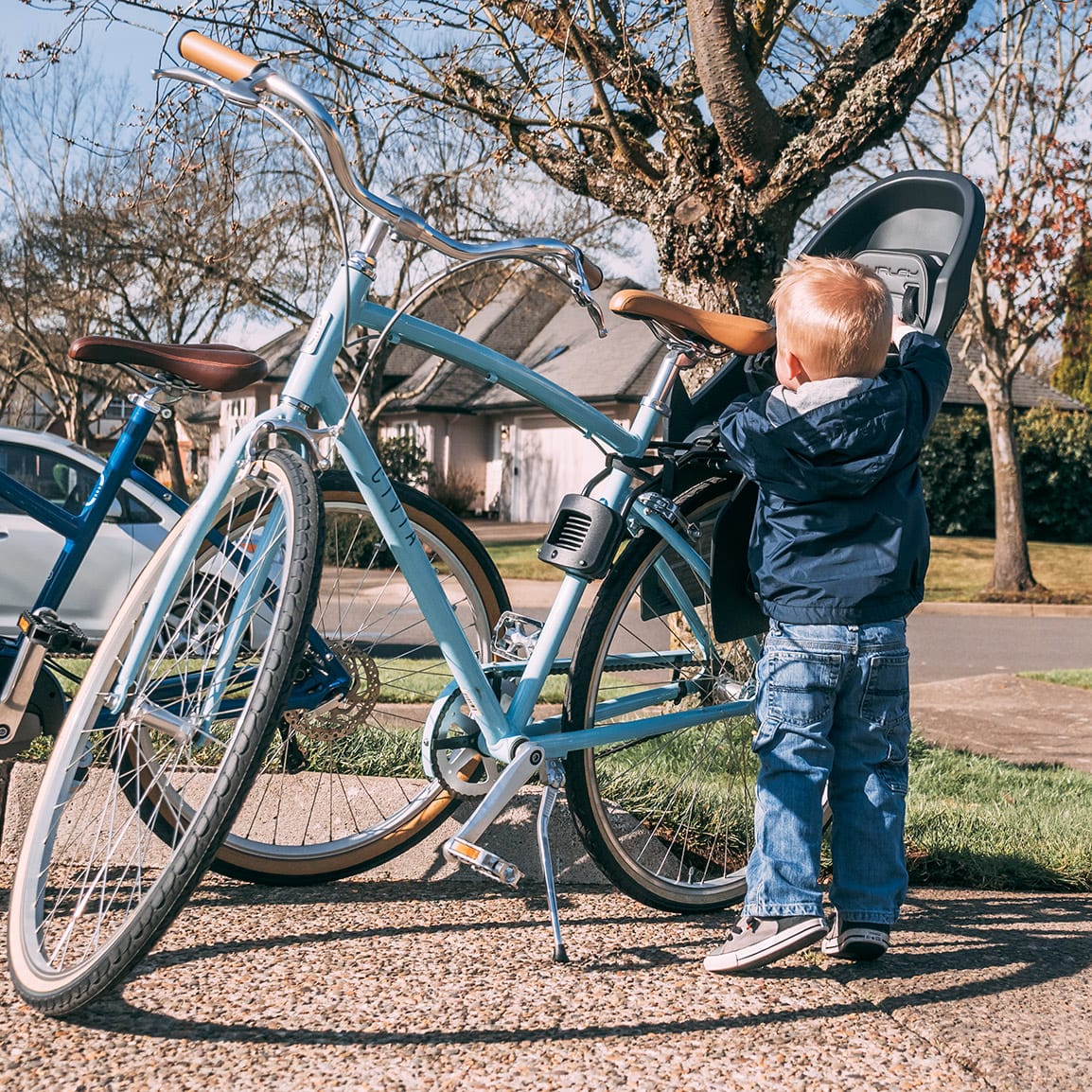 Burley Dash® FM Child Bike Seat, 2024 | Standard Rails - Burley Child Bike Seat